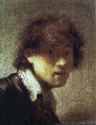 REMBRANDT Harmenszoon van Rijn Self-Portrait as a Young Man Spain oil painting artist